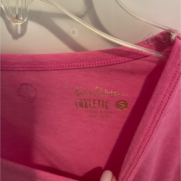 Luxletic Tarina Active Tee Shirt Long Sleeve Top Pink - Picture 2 of 2